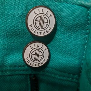 Lilly Pulitzer green jeans